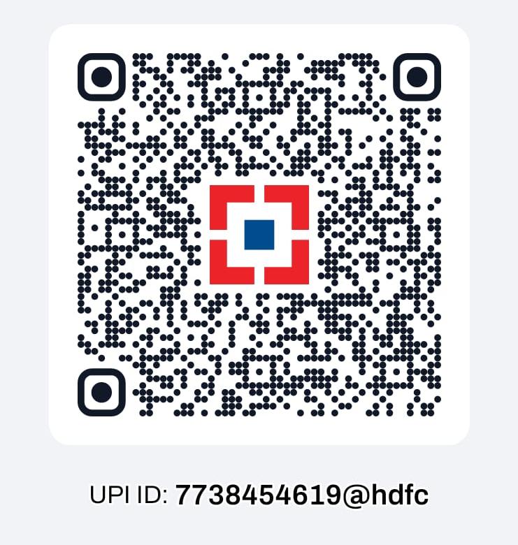 HDFC Donation QR Code